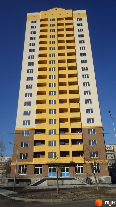 Хід будівництва вул. Булгакова, 13, , березень 2015