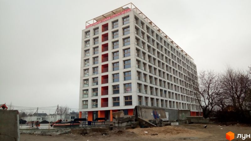 Ход строительства ЖК Олимпийский, 9 дом, ноябрь 2022