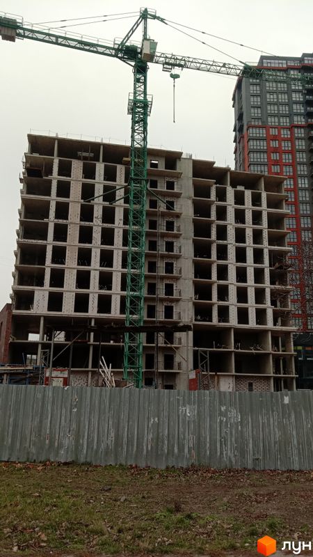 Ход строительства ЖК Manhattan, 3 дом, январь 2023