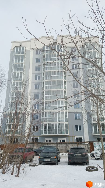 Хід будівництва вул. Пушкарівська, 22д, Будинок, лютий 2023