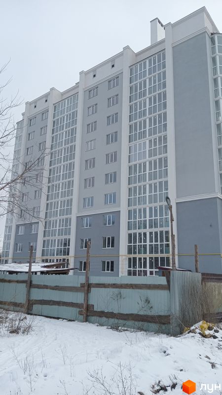 Хід будівництва вул. Пушкарівська, 22д, Будинок, лютий 2023