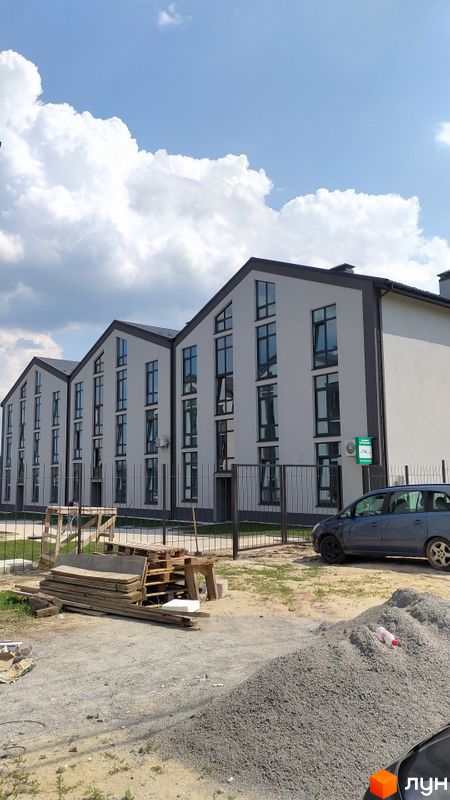 Хід будівництва вул. Тарасівська, 1, 1-2 будинки, червень 2023