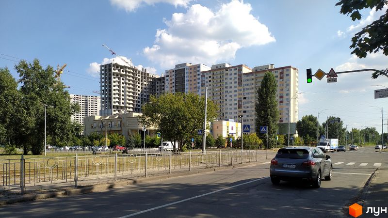 Ход строительства ЖК НебоSky, 1 дом (секции 1-5), август 2023