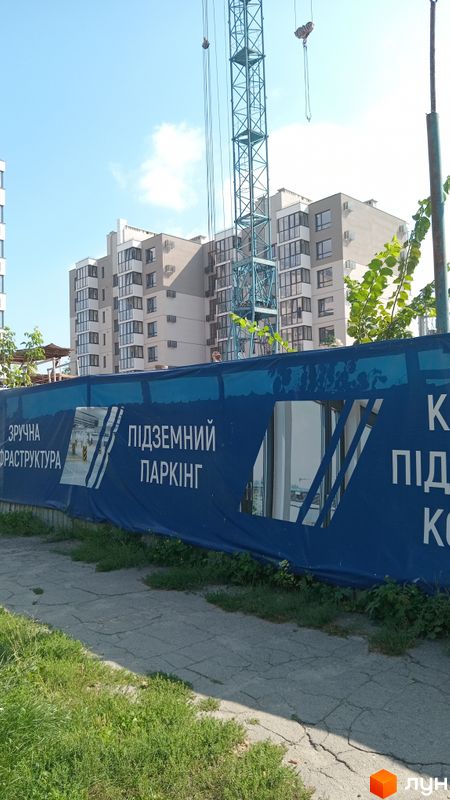 Хід будівництва ЖК на Сінній, 3-4 будинки, серпень 2023
