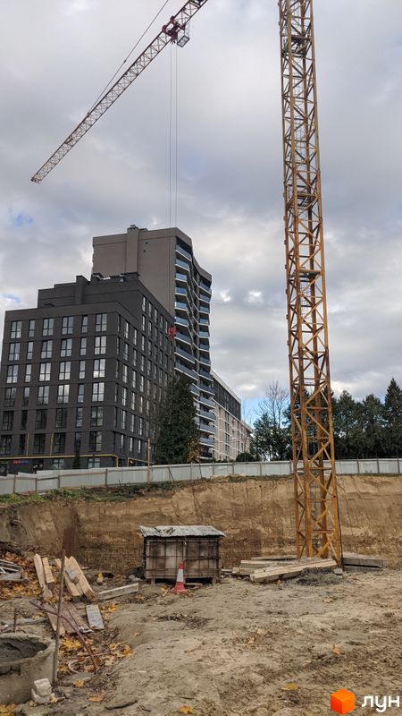 Хід будівництва ЖК Венґлінський, 1-2 секції, листопад 2023