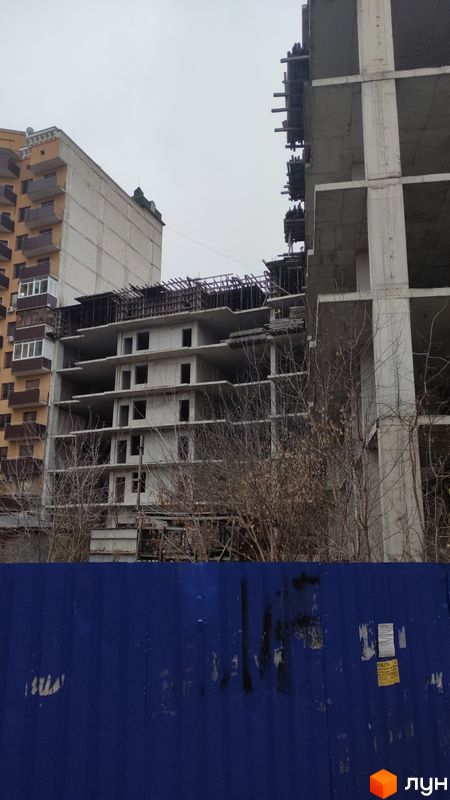 Ход строительства ул. Ивана Банка (Коваля), 2, 3 секция, ноябрь 2023