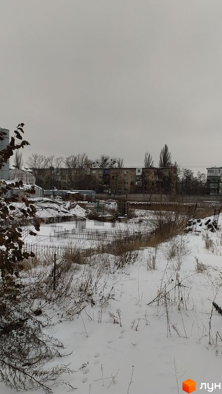 Ход строительства МФК Курнатовского, 1 дом (секции 3, 4), декабрь 2023