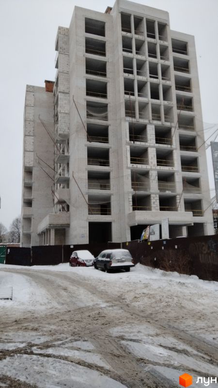 Хід будівництва вул. Мазепи, 23, Будинок, січень 2024