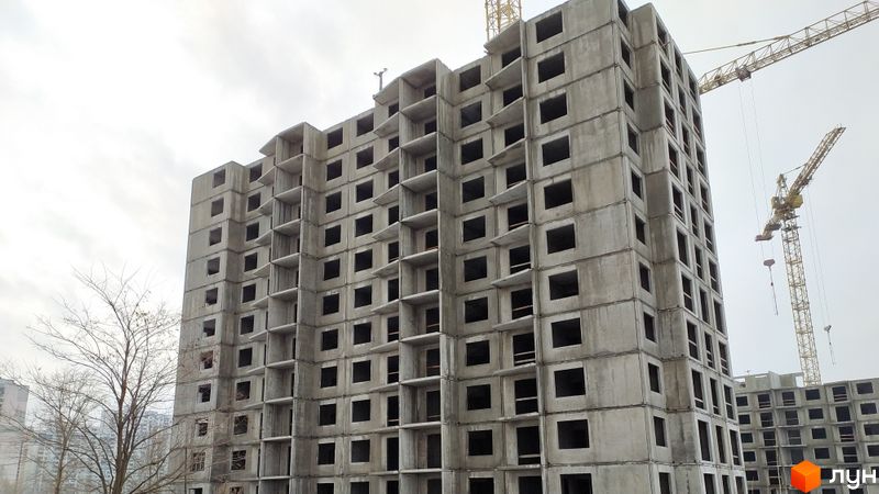 Хід будівництва ЖК Мілос, 1 будинок, січень 2024