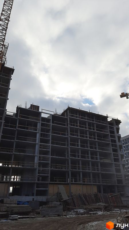Хід будівництва ЖК Respublika, 228 будинок, січень 2024