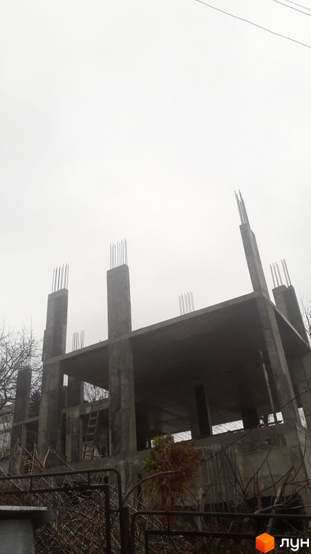 Ход строительства ЖК на Шпитальній ІІ, Дом, февраль 2024
