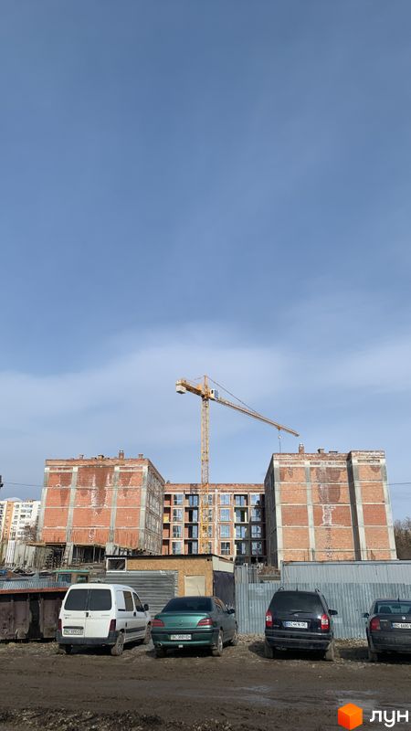 Ход строительства Клубный дом San Marco, 1-4 секции, февраль 2024