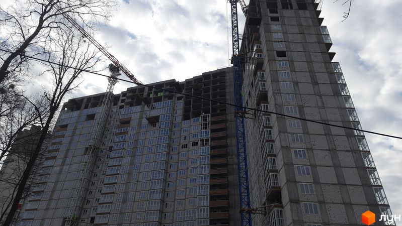 Хід будівництва ЖК Теремки, 4 будинок, лютий 2024