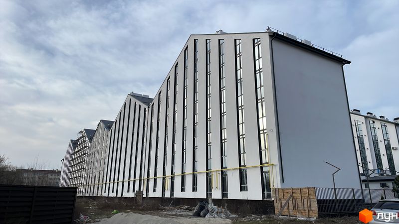 Хід будівництва ЖК Aura Center, 6-10 будинки, лютий 2024