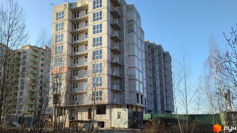 Ход строительства ЖК Зіркова Вежа 2, 1, 2 секции, март 2024