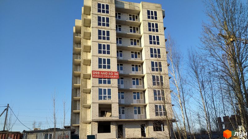 Ход строительства ЖК Зіркова Вежа 2, 1, 2 секции, март 2024