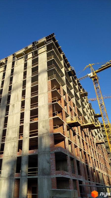 Хід будівництва Русанівська Гавань, 13-17 будинок, березень 2024