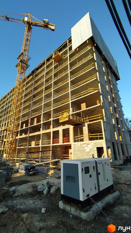 Хід будівництва Русанівська Гавань, 13-17 будинок, березень 2024