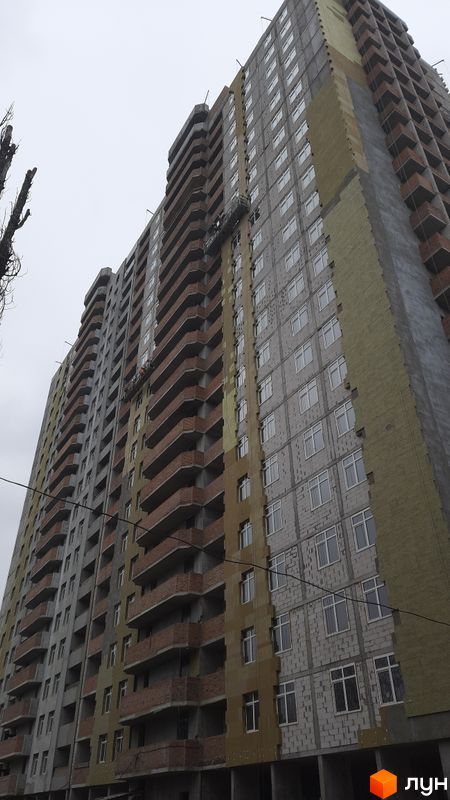 Хід будівництва вул. Кольцова, 24а, Будинок, березень 2024