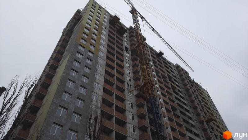 Хід будівництва вул. Кольцова, 24а, Будинок, березень 2024