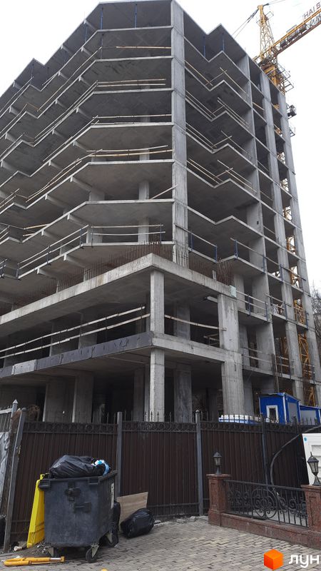 Хід будівництва ЖК Podil Plaza & Residence, 2 будинок, березень 2024