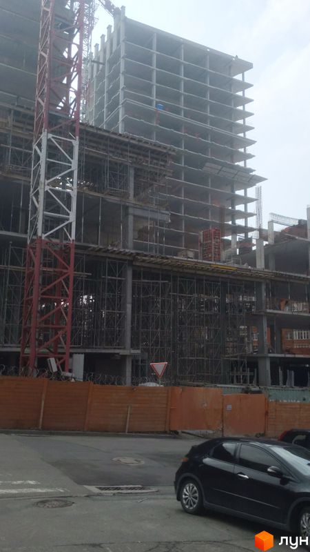 Хід будівництва БФК Ermolaev Center, Будинок, березень 2024