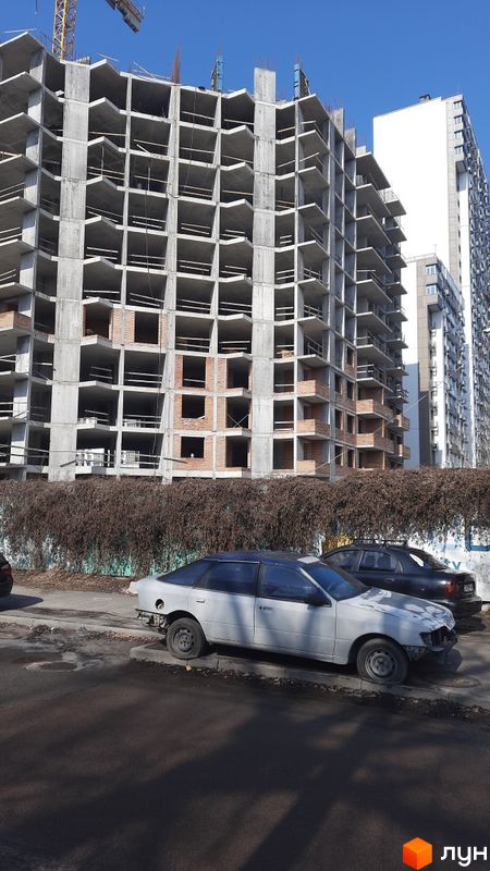 Ход строительства ЖК Святобор, 7 дом (секции 1-3), март 2024