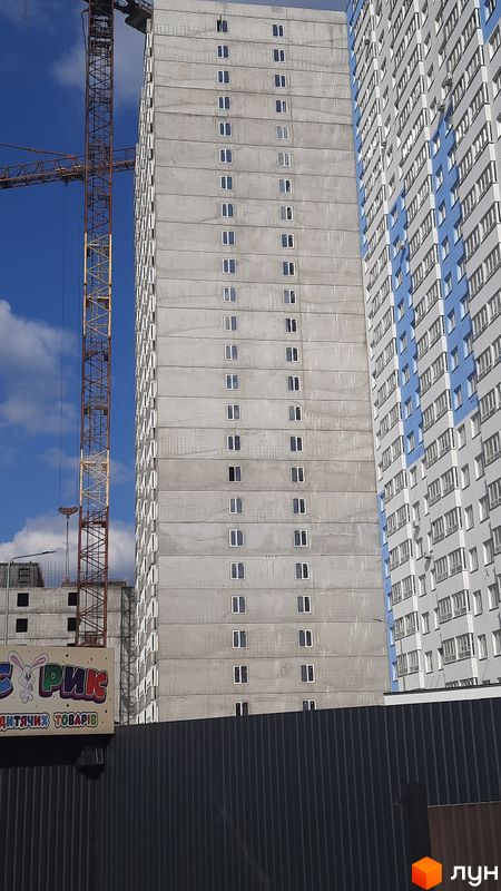 Ход строительства ЖК Атлант (Коцюбинское), 16 дом, март 2024