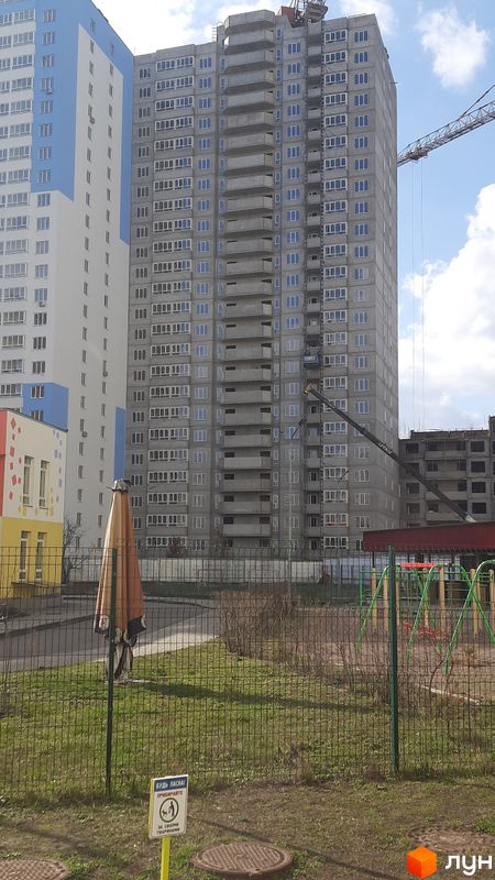 Ход строительства ЖК Атлант (Коцюбинское), 16 дом, март 2024