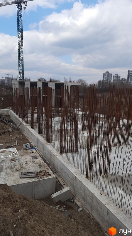 Ход строительства ЖК Dibrova Park, 10 дом, март 2024