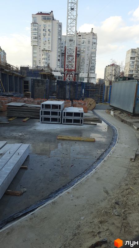 Хід будівництва ЖК Standard One Obolon, Будинок, березень 2024