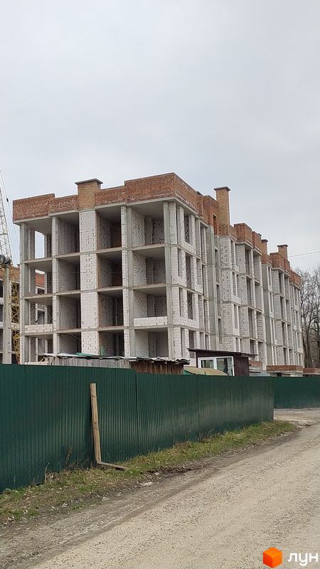 Хід будівництва ЖК Dobre Misto, вул. Паркова, 16, березень 2024