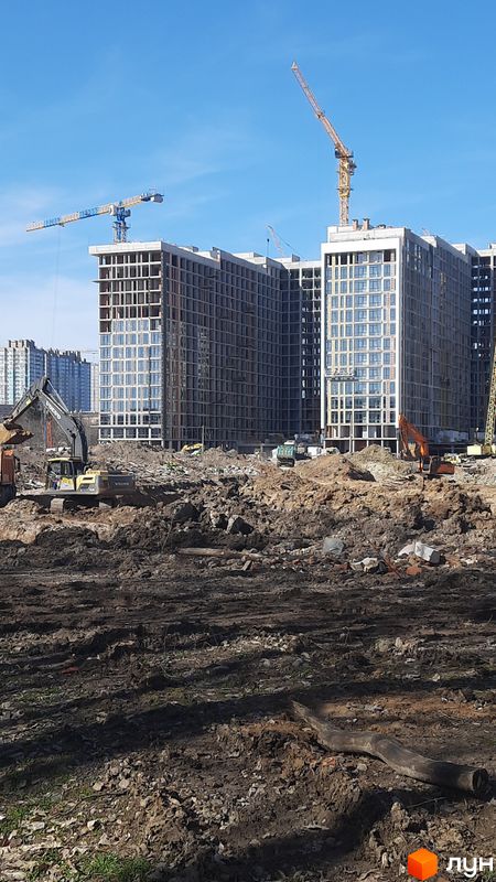 Хід будівництва ЖК Феофанія City, Корпуса А, B, березень 2024
