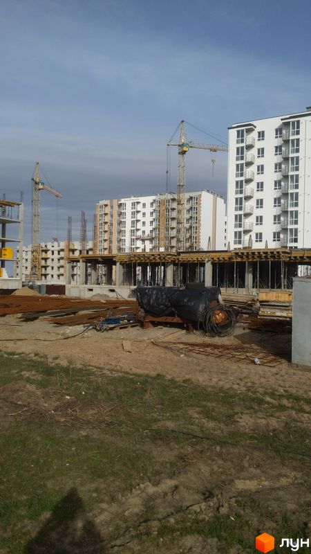 Ход строительства ЖК Днепровская Брама 2, 8 дом (секции 15-16), март 2024
