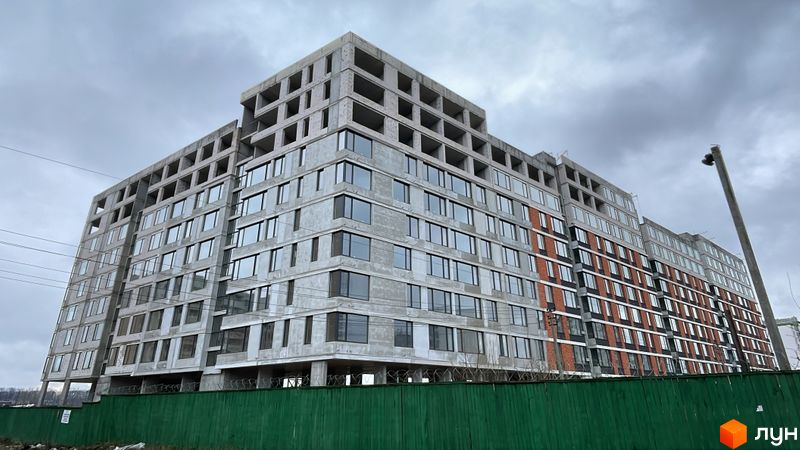 Хід будівництва ЖК Євромісто 2, 1 будинок, березень 2024