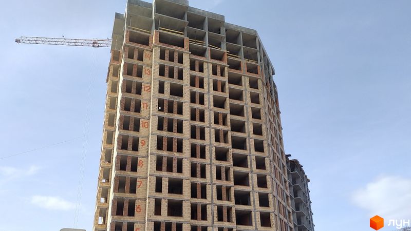 Ход строительства ЖК Echo Park 2, 1 дом, март 2024