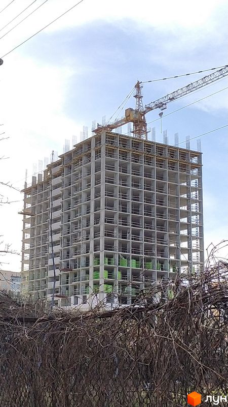 Хід будівництва ЖК на Петлюри, 28, 4 будинок, березень 2024