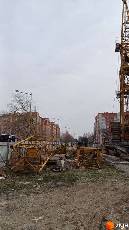 Хід будівництва ЖК Болгарський, 1 будинок (секції 3, 4), квітень 2024