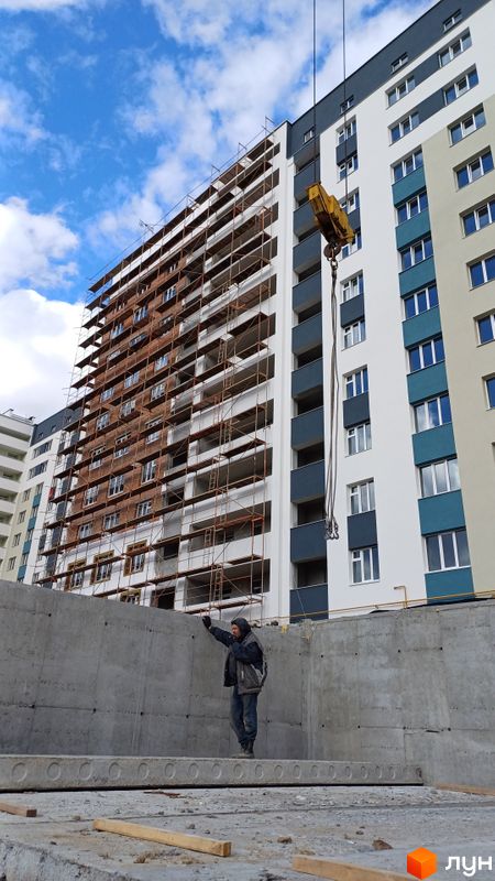 Хід будівництва ЖК Новобудова, 4 будинок, квітень 2024