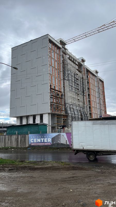 Хід будівництва ЖК Kniahynyn-Center, 1 будинок, квітень 2024