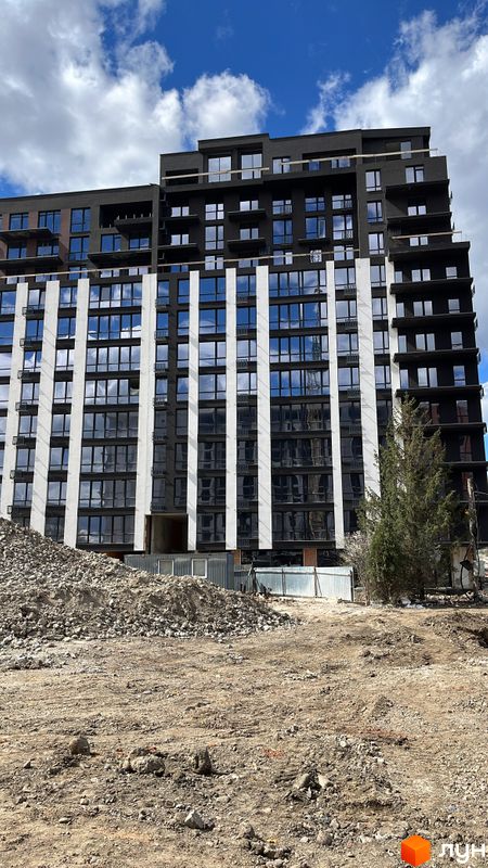 Ход строительства ЖК Manhattan Up, 1 дом (секции А1, А2), апрель 2024