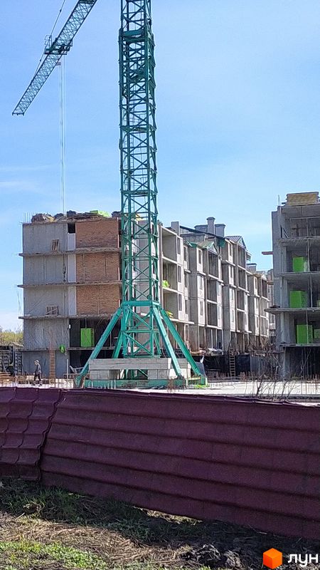 Ход строительства ЖК Plaza Kvartal 3, 1 секция, апрель 2024