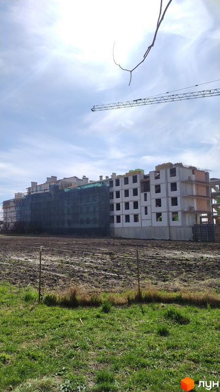 Ход строительства ЖК Plaza Kvartal 3, 1 секция, апрель 2024