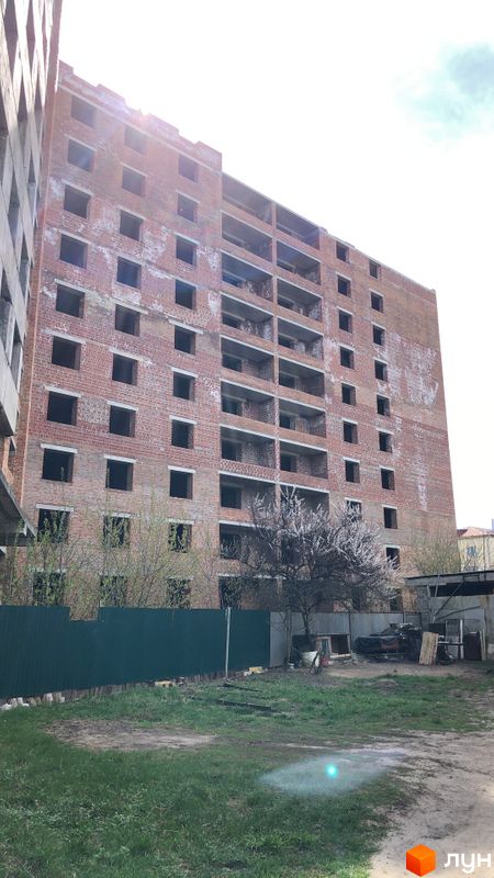 Ход строительства ул. Героев Чернобыля, 2а, 2 дом, апрель 2024