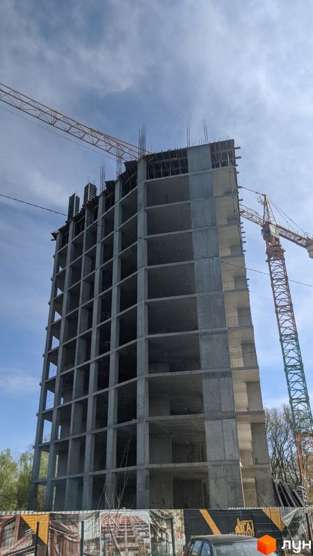 Хід будівництва ЖК на Величковського, Будинок, квітень 2024