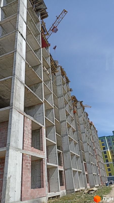 Ход строительства ЖК Beverly Hills, 4 дом, апрель 2024