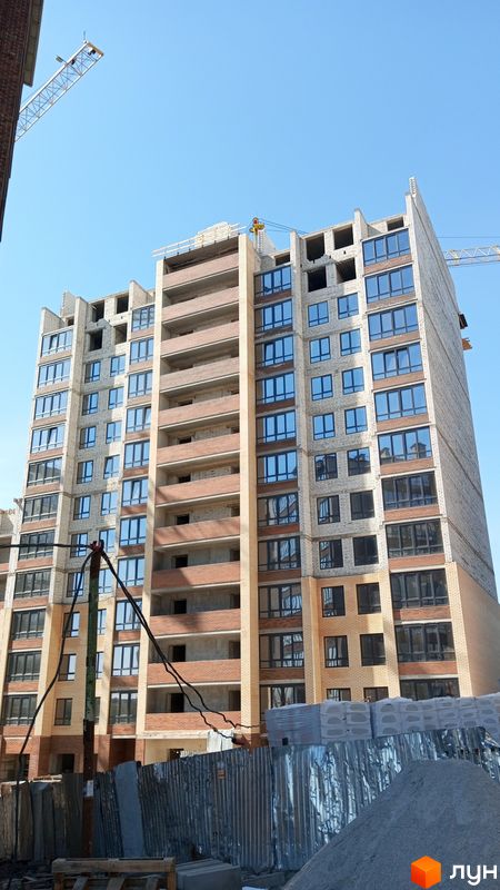 Ход строительства ЖК Grand City Dombrovskyi, 3 дом (секция 8), апрель 2024