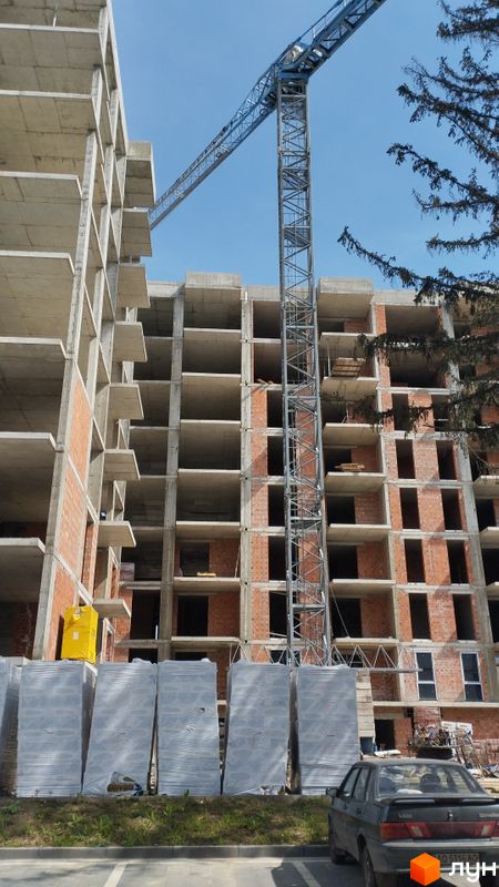 Ход строительства ЖК Bavaria Group, 4 дом, апрель 2024