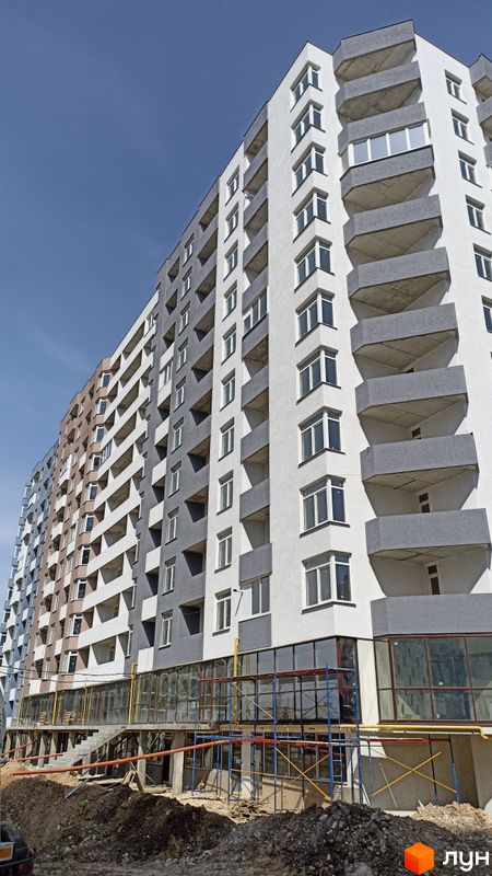 Хід будівництва ЖК Київський, 5 будинок (секція 1), квітень 2024