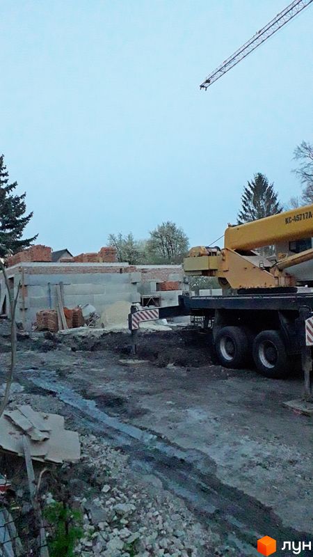 Ход строительства ЖК на Белогорской, 1 дом, апрель 2024